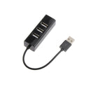 4 Port 480Mbps High Speed Multi-function USB2.0 Hub Splitter Box Black