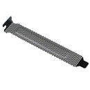 10Pcs New black PCI slot cover dust filter blanking plate hard steel