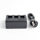 Triple 3-Channel Simultaneously Fast Speed Charger For GoPro Hero 5 Camera