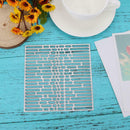 Metal Cutting Dies Stencil for DIY Scrapbooking Photo Album Frame Embossing