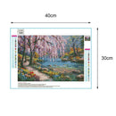 5D DIY Full Drill Diamond Painting Landscape Cross Stitch Embroidery Mosaic