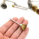 27X Brass Brush Wire Wheel Brushes Die Grinder Rotary Electric Polishing Tool  Z