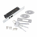 Durable Aluminum Alloy Sliding Door Hook Lock Cross-shaped Key Bolt Door Locks