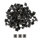 100pcs Tactile Push Button Momentary Switch 4 pin for   / Raspberry Pi