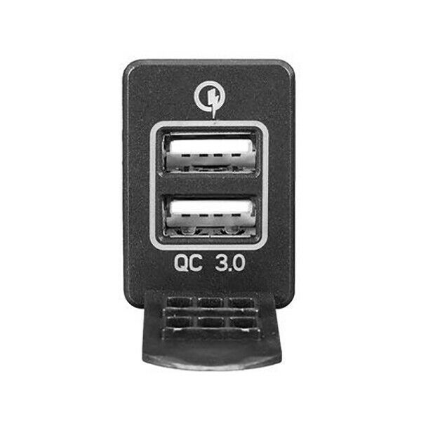 Qc3.0 12-24V Led Dual Port Usb Interface Charger Socket Power Adapter For T X3L4