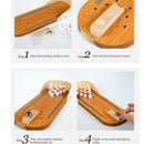 1Set anti-stress table desktop mini bowling game set wooden family party t Pg Gw