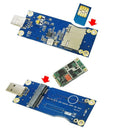 Mini PCI-E Wireless to USB with SIM Card Slot WWAN LTE Module Adapter Card A