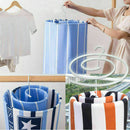 Quilt Towel Drying Rack Spiral Shaped Hanger Quilt Hooks Blanket Rack w/ St N6M2