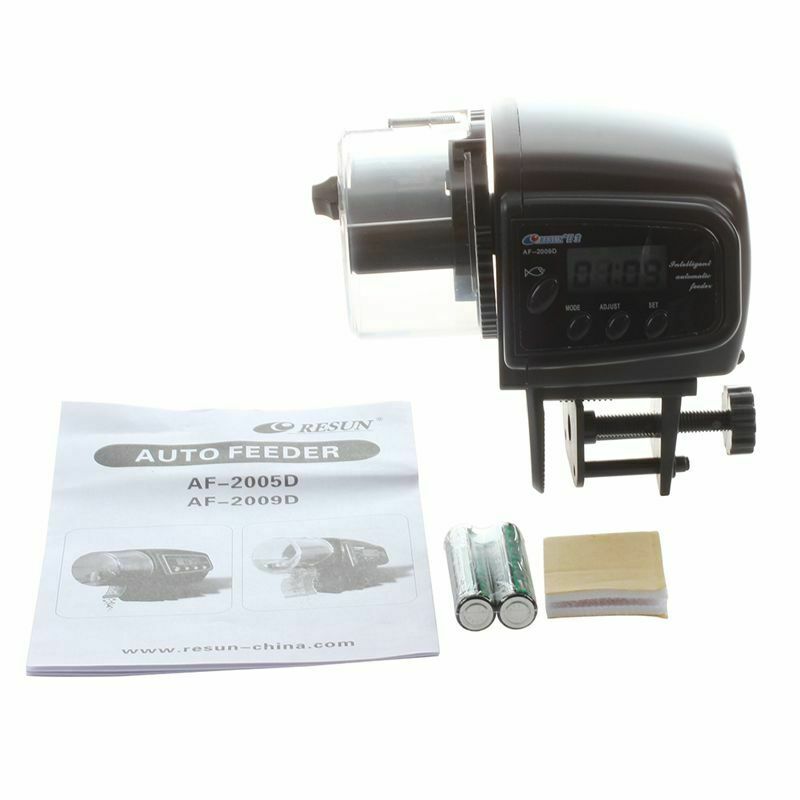 Dispenser automatic Aquarium fish digital LCD food timer O6R6