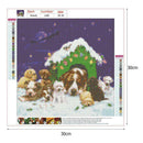 5D DIY Full Drill Diamond Painting Dogs Animal Cross Stitch Embroidery Kits
