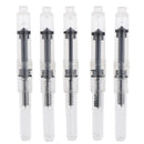 5pcs Fountain Pen Small Black Ink Caliber 2.6 mm Converter pump Cartrid Ew