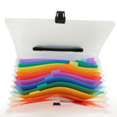 Office Expanding Folders 13Pockets A4 File Plastic Organizer Document Holder Bag