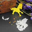 Horse Metal Embossing Cutting Dies Stencils Scrapbooking Craft Decorative