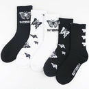 5 pairs Butterfly Socks Women Streetwear Socks Fashion Fashion Skateboard So.kz