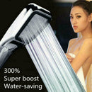 300Holes High Pressure Shower Head Powerfull Hand-Held Shower Head Square J9V8