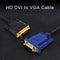 1.5M DVI-I DVI to VGA D-Sub Video Adapter Cable Converter 1080P HDTV Windows