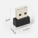 Portable 1Pcs Car Mini USB LED Lamp Light Nightlight Atmosphere Decorate Random
