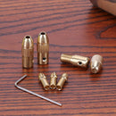 3 Clip Head+10 Collet+1 Wrench Twist Hand Drill Kit Electric Drill Bits