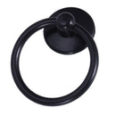 Home Dresser Drawer Cabinet Cupboard Door Ring Pull Handle 4 Pcs Black