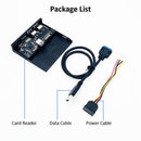 33S50-Rtk 3 In 1 Card Reader Pc Front Panel Media Type-C Dual Usb 3.0 Port
