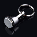 Creative Metal Piston Car Keychain Keyfob Engine Fob Key Chain Ring Keyring Gift