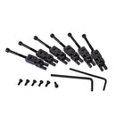 6pcs Metal Guitar Locked String Saddles for Tremolo Bridge Parts