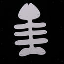 Plastic Reptile Gecko Vivarium Mealworm Feeding Food Dish Bowl Fishbone L