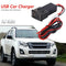 12V 24V to 5V 2.1A USB Car Charger Adapter with Blue LED Voltmeter for ISUZU
