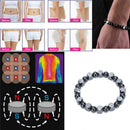Magnetic Hematite Black Beads Stretch Health Care Bracelet Men Bangles Jewelr-