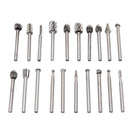 20pcs HSS Router Bits Wood Cutter Milling Fits Dremel Rotary Engraving Tool