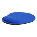 2x Comfortable Wrist Protection Memory Foam Blue Mouse Pad + Black Mouse Pad