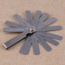 Steel Dental Metric Gauge Feeler Blade Ruler Precision Measuring Tool 0.1-0.5mm