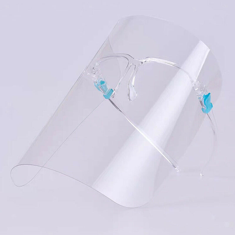 2 Pieces Elastic Full Face Shield Guard Goggles Visor Hat Anti Splash Saliva