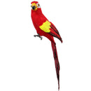 2pcs Handcraft Foam Parrot Birds Ornament Fits for Balcony, Tree, Cage, Window