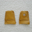 Finger Leather Thimble Sheepskin With Metal Tip For Sewing Needle Sewining Tool