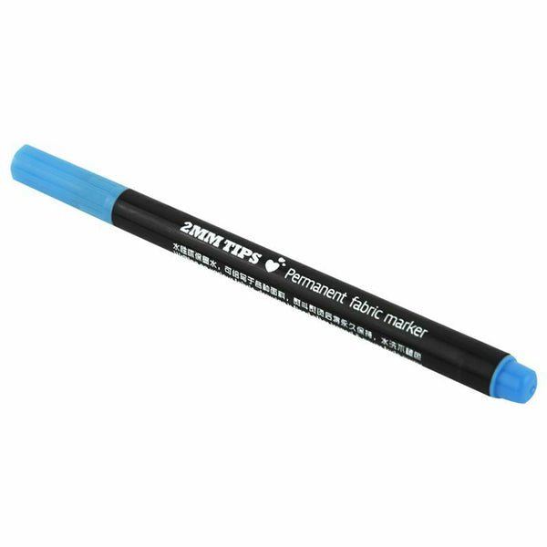 1 x Fabric Marker Pens Permanent Colors For DIY Textile Clothes T-Shirt Sho