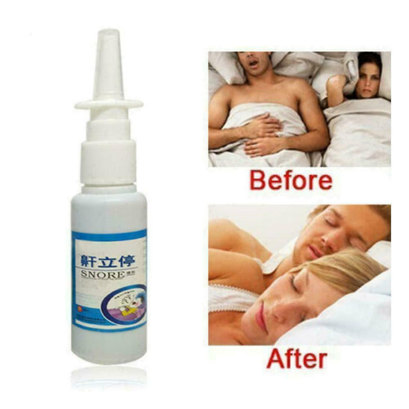 Anti Snoring Spray Stop Relief Snore Solutions Sleep Apnea moisture Breathe B5K9