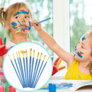12pcs Pro Watercolor Paint Brushes Set Oil Painting Pen Art (Dark Blue) A