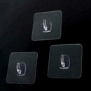 7x Adhesive Wall Hooks Heavy Duty Stick-On Strong Kitchen Bathroom Hanger H L5A6