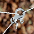 Practical Stainless Steel 3-Holes Quicklink Buckle Carabiner Knotting Tool