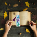 1Set 5D Diamond Painting Leather Bookmark Book Marks DIY Craft Handmade Gift