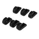 6pcs Nylon Lashing Hook Bungee J Hook for Kayak Canoe Paddle Board Dinghy