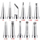 11 Pieces Soldering Iron Tips Kit 900M-T for Hakko Soldering Station Tool 9 C2E3