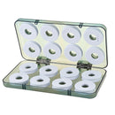 16Pcs Durable White Winding Board Fishing Line Wire Shaft Bobbin Spools TackO6R6