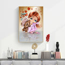 Child Diamond Painting 5D DIY Full Round Drill Mosaic Rhinestones (XF055) A
