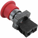 22mm NC Red Mushroom Momentary Push Button Switch 600V 10A ZB2-BC42