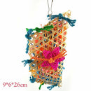 New Pet Bird Parrot Swing Cage Foraging Toys Chew Bites Cockat For Parakeet C0O0
