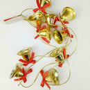 10x Metal Golden Small Bell Trumpet Bells For Christmas Decor Tree S5Z2 Fav H4S5