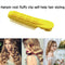 Natural Plastic Hair Root Fluffy Clip Bang Curly Hair Styling Clip (Yellow)