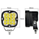 Car 16 LED Square Work Light 48W White Spot Lighting Universal Truck Auto Bu Ew